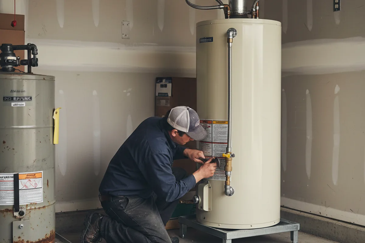 Water heater and shutoff valve replacement in Honey Brook